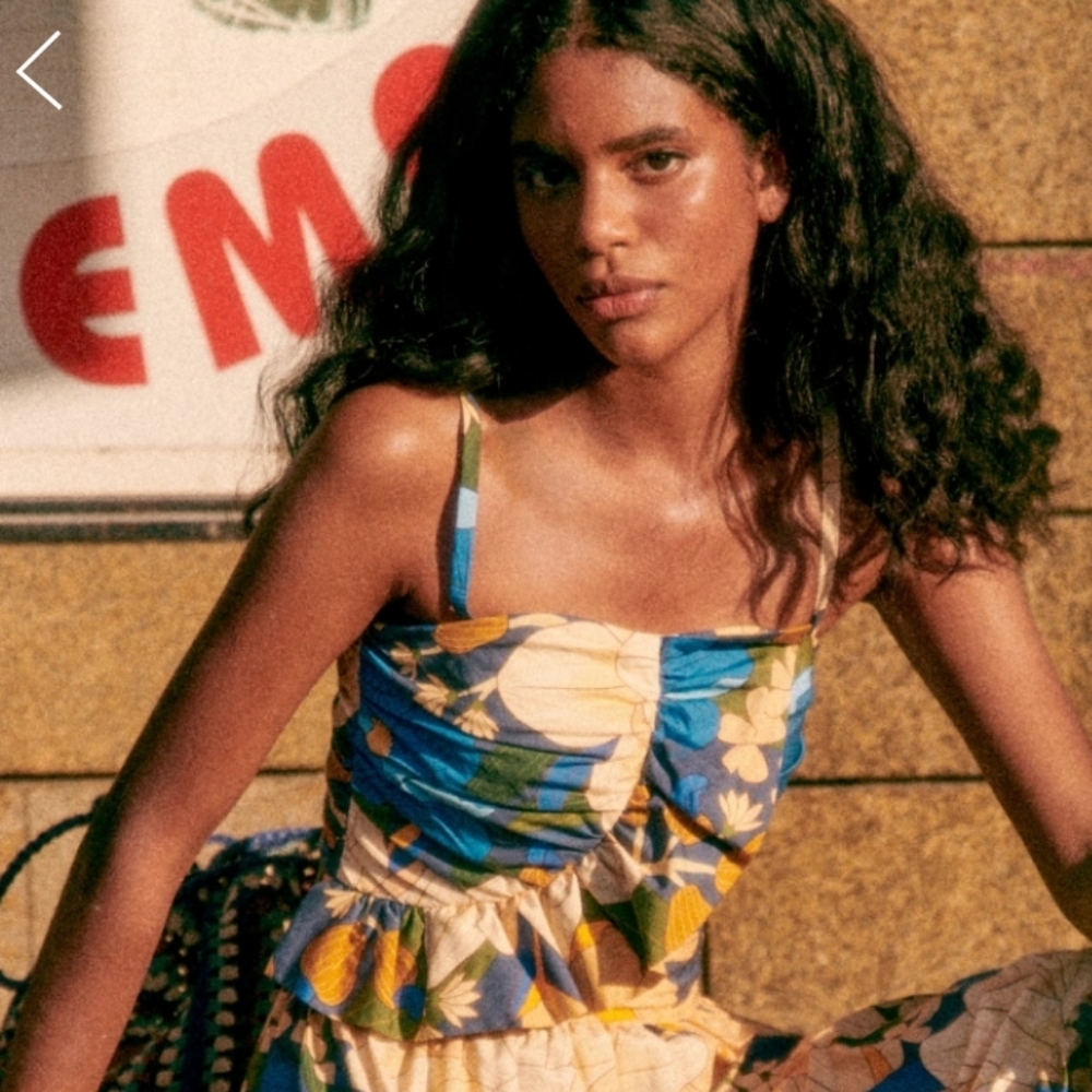 Sezane x Farm Rio Abelino Top